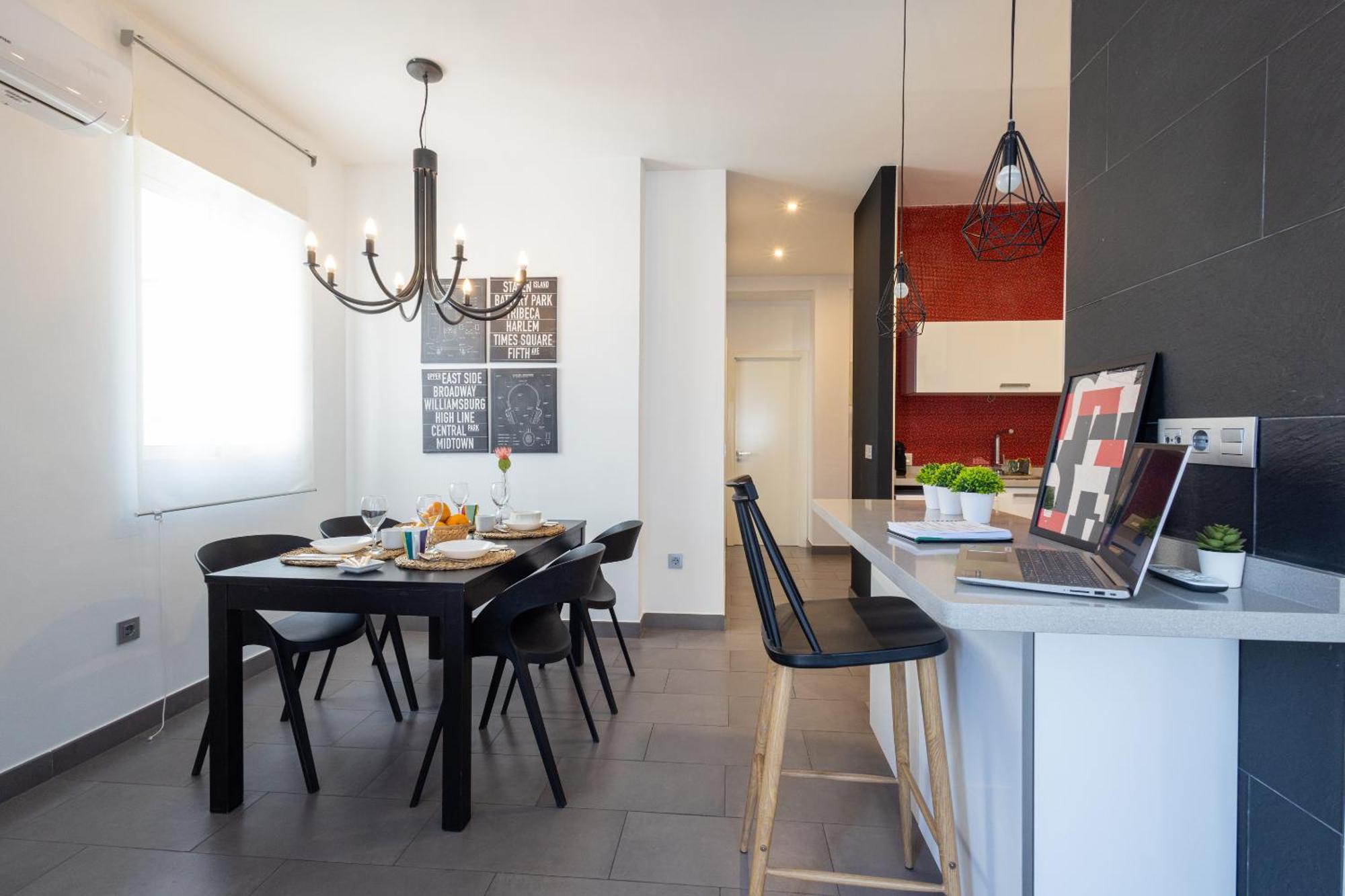 Florit Flats - Stylish 2 Bedroom Ac Wifi Terrace Attic In Valencia Center Exterior photo
